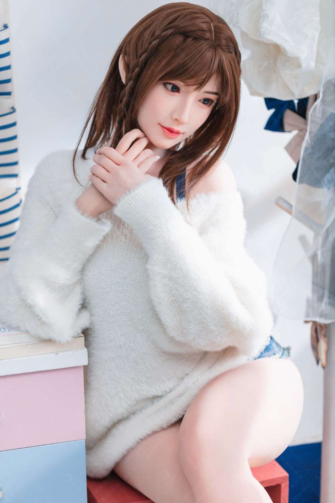 XY Dolls 157cm (5ft1") Charming Silicone Sex Doll - A-Cup - Clara