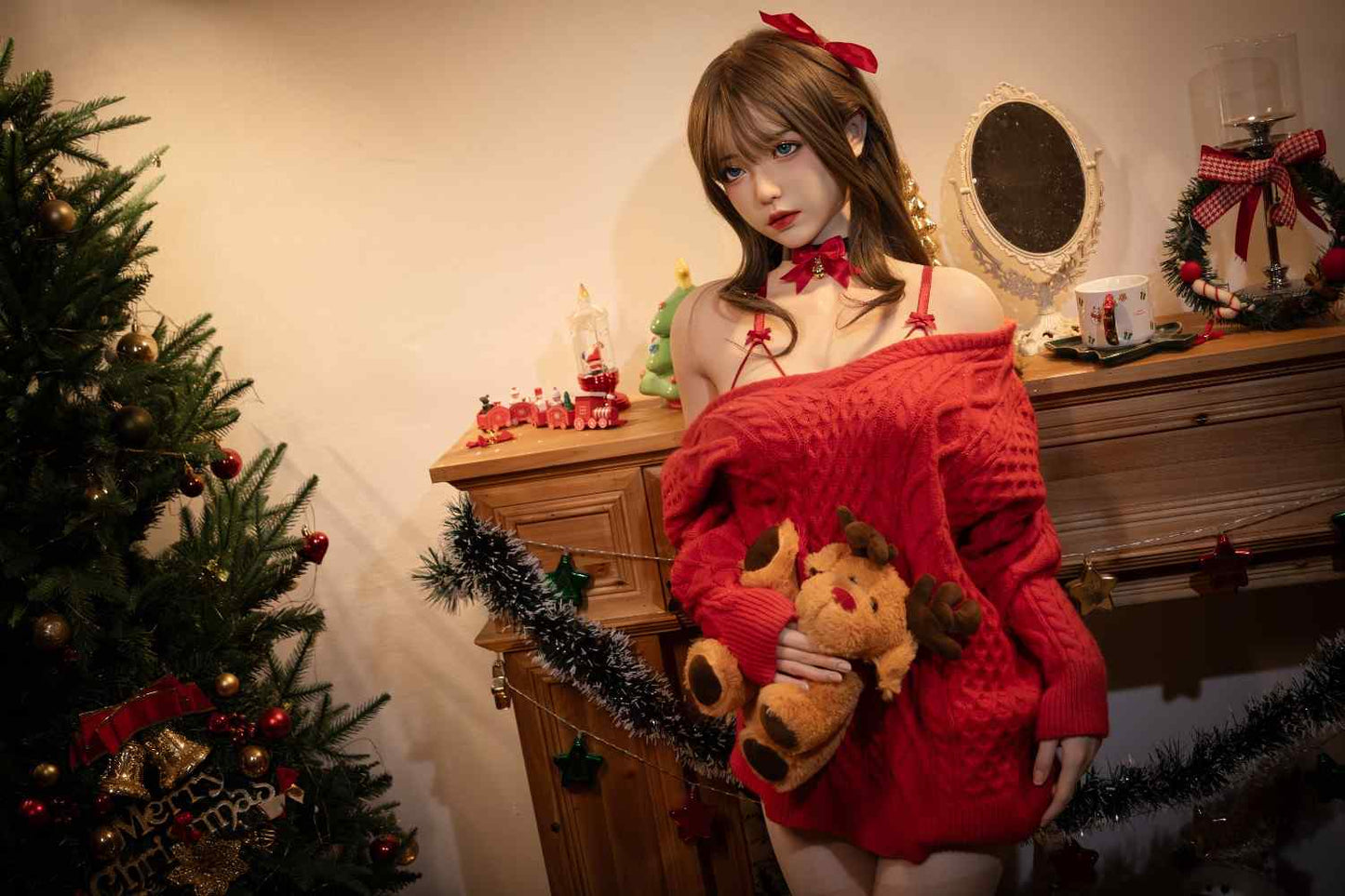 XY Dolls 158cm (5ft1") Christmas Silicone Sex Doll - D-Cup - Jane