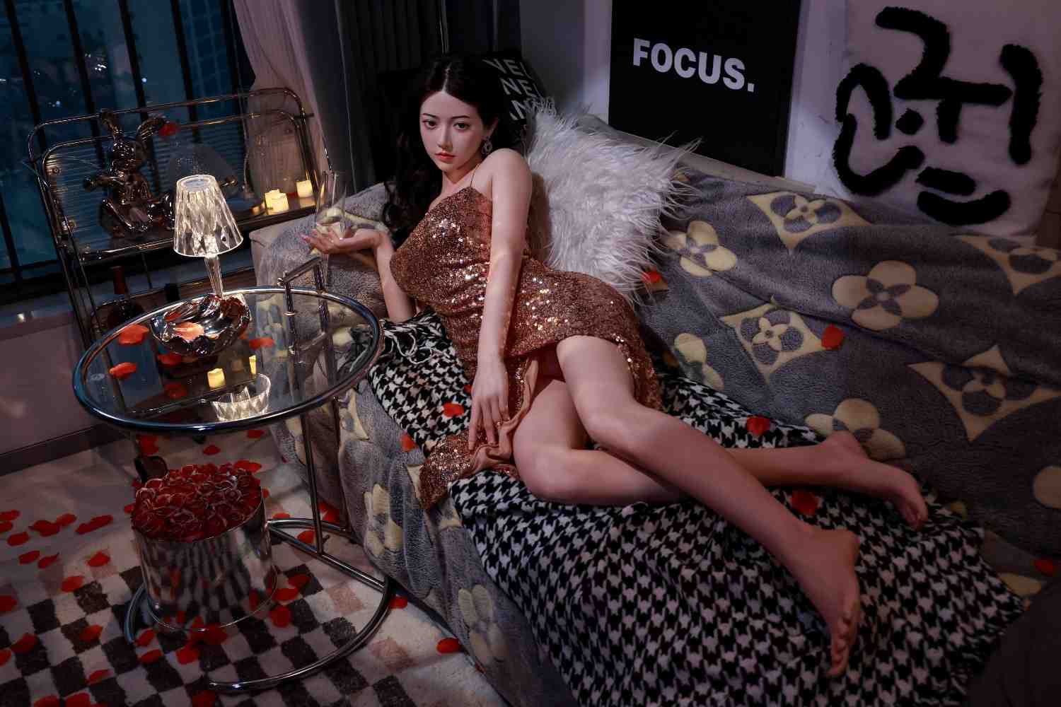 XY Dolls 158cm (5ft1") Elegant Asian Silicone Sex Doll - D-Cup - Fanny