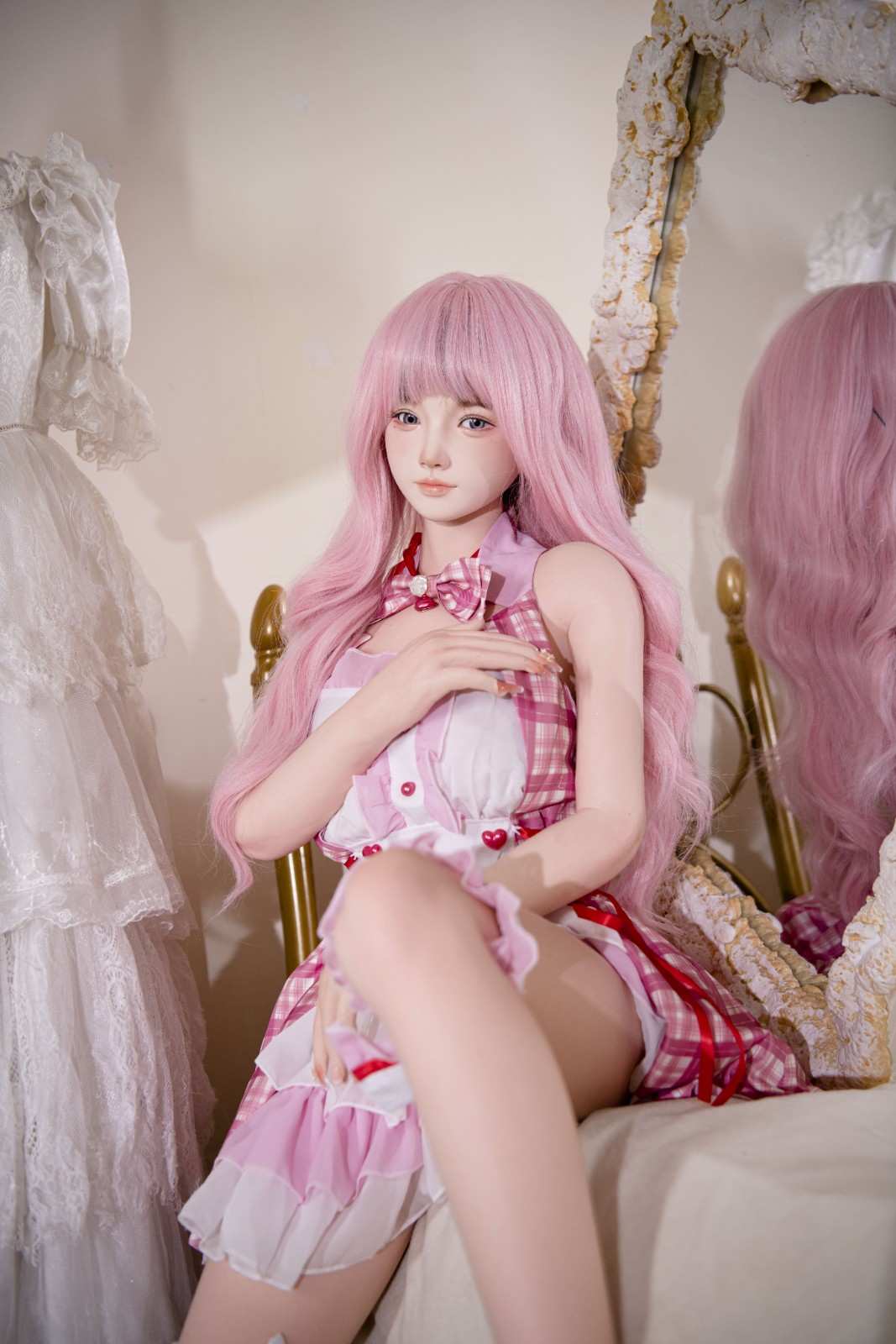XY Dolls 158cm (5ft1") Pink Beauty Silicone Sex Doll - D-Cup - Barbie