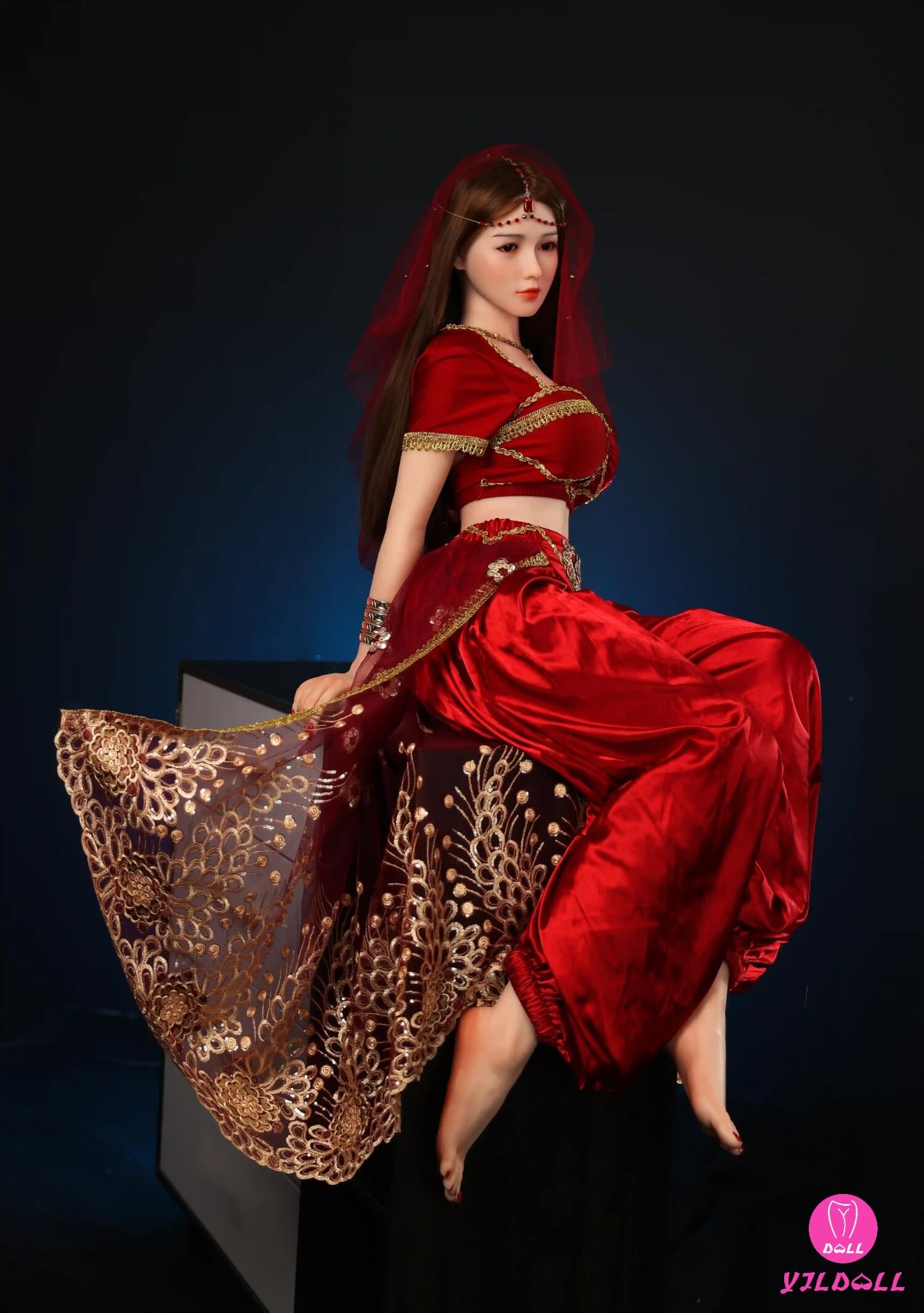 YJL Doll 163cm (5ft3") Dancer Head & Body One Piece Silicone Sex Doll - F-Cup - Hye
