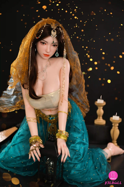 YJL Doll 163cm (5ft3") Sexy Hindi Head & Body One Piece Silicone Love Sex Doll - F-Cup - Jiya