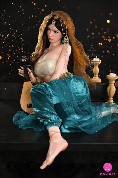 YJL Doll 163cm (5ft3") Sexy Hindi Head & Body One Piece Silicone Love Sex Doll - F-Cup - Jiya