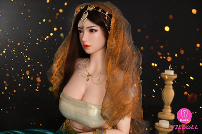 YJL Doll 163cm (5ft3") Sexy Hindi Head & Body One Piece Silicone Love Sex Doll - F-Cup - Jiya