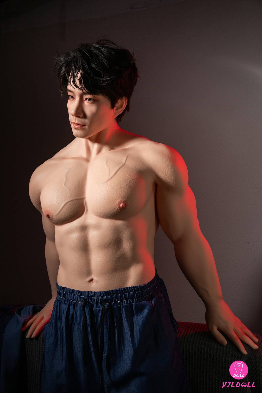 YJL Doll 175cm (5ft7") Asian Muscular Male Silicone PRO Sex Doll - Frank