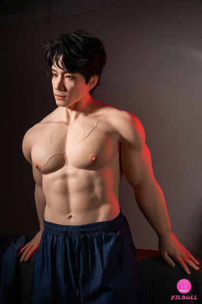 YJL Doll 175cm (5ft7") Asian Muscular Male Silicone PRO Sex Doll - Frank