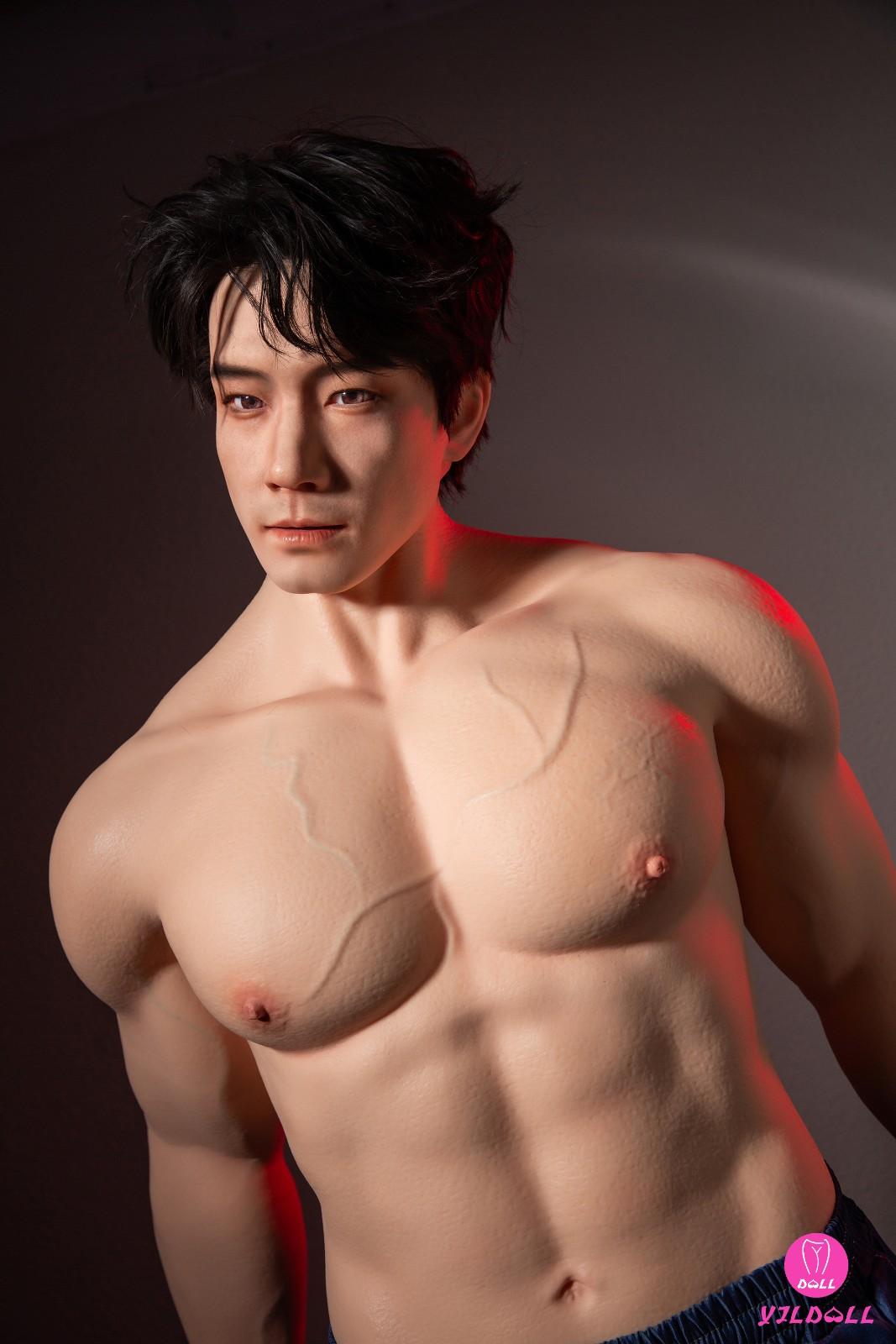 YJL Doll 175cm (5ft7") Asian Muscular Male Silicone PRO Sex Doll - Frank