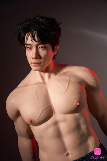 YJL Doll 175cm (5ft7") Asian Muscular Male Silicone PRO Sex Doll - Frank