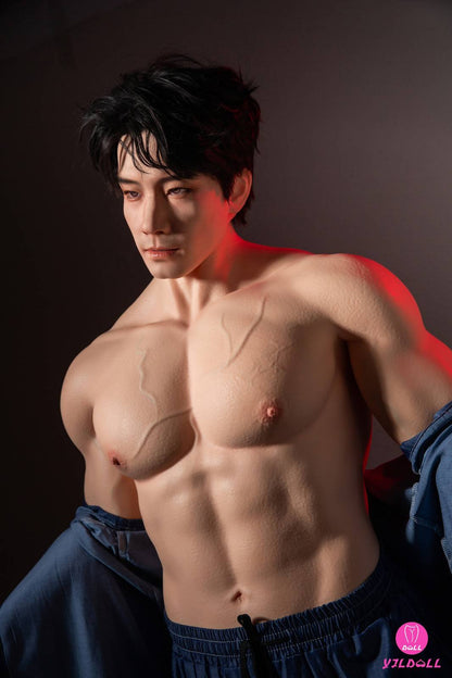YJL Doll 175cm (5ft7") Asian Muscular Male Silicone PRO Sex Doll - Frank