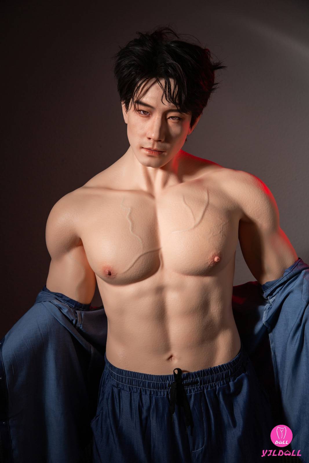 YJL Doll 175cm (5ft7") Asian Muscular Male Silicone PRO Sex Doll - Frank
