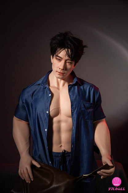 YJL Doll 175cm (5ft7") Asian Muscular Male Silicone PRO Sex Doll - Frank
