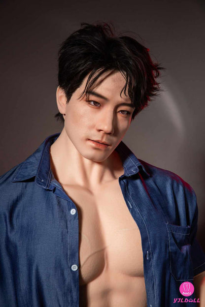 YJL Doll 175cm (5ft7") Asian Muscular Male Silicone PRO Sex Doll - Frank