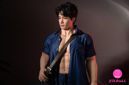YJL Doll 175cm (5ft7") Asian Muscular Male Silicone PRO Sex Doll - Frank
