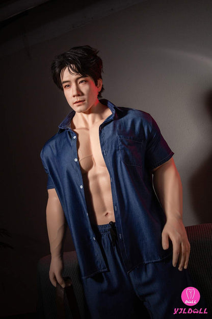 YJL Doll 175cm (5ft7") Asian Muscular Male Silicone PRO Sex Doll - Frank