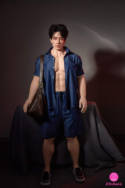 YJL Doll 175cm (5ft7") Asian Muscular Male Silicone PRO Sex Doll - Frank
