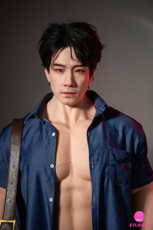 YJL Doll 175cm (5ft7") Asian Muscular Male Silicone PRO Sex Doll - Frank